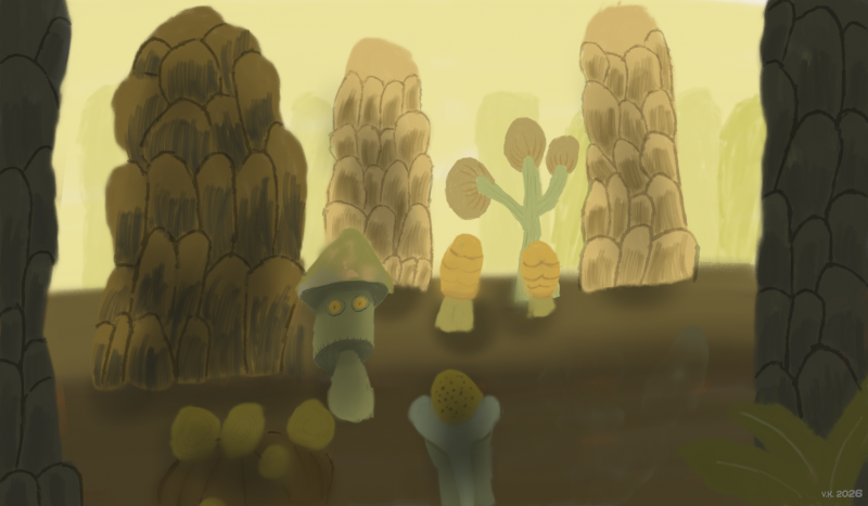 Mushroom forest study.png